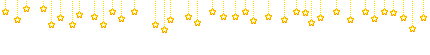 Hanging stars decoration